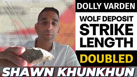 Dolly Varden Silver - Wolf Deposit Strike Length Doubled