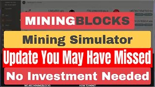 Mining Blocks Cloud Mining Simulator , Update You May Have Missed , Earn Free Crypto