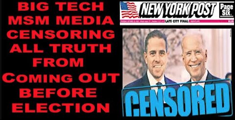 Ep.189 | BIG TECH & MSM CENSORING ALL TRUTH IN HUNTER BIDEN'S LAPTOP BY NOT REPORTING OR COVERING IT