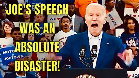 More Slurring & Incoherent Speaking at Biden’s Campaign Speech🤦‍♂️