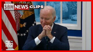 BIDEN: *STARES BLANKLY AHEAD* AFTER ASKED ABOUT FREE COVID TESTS - 5794