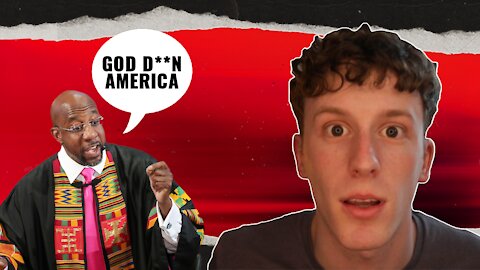 Raphael Warnock (A PASTOR) said what? "God D**N America"