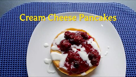Keto Cream Cheese Pancakes with Berries Compote | Flavorful Low-Carb Breakfast