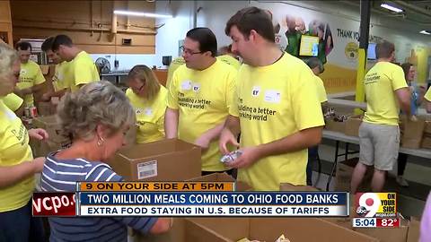 2 million meals coming to Ohio food banks