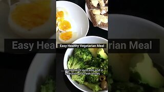 Simple Healthy Vegetarian Meal Idea