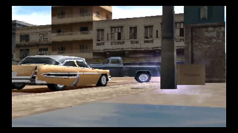 High speed chase of a 1954 Chevrolet 3100 pickup truck in Havana Cuba in the game Driver 2 - Part 1