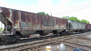 CSX Grain Train from Marion, Ohio July 21, 2020