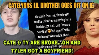 Catelynn's Lil Brother Nick Goes IG Live, Accuse Cate & Ty Of Stealing Money From Their Kids & More