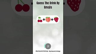 Guess the Drink by Emojis #shorts