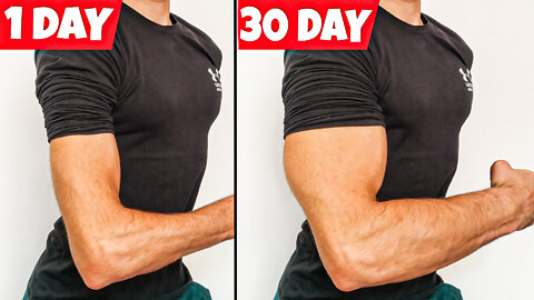 Build Bigger Arms in 30 DAYS ( HOME WORKOUT )