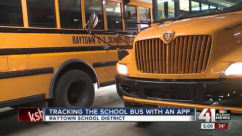 Technology tracks Raytown school buses, alerts parents of drop off and pick up
