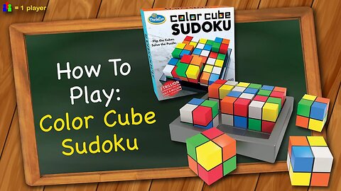 How to play Color Cube Sudoku