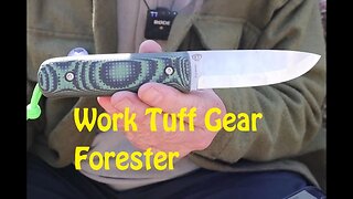 Work Tuff Gear Forester - a Purpose Built Bushcraft Knife Designed by Aurora Borealis Knives