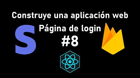 Ecommerce ReactJS web-app - #8 Página de Login