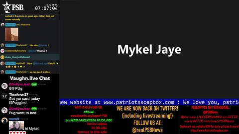 2024-01-01 07:00 EST - Patriots Soapbox AM: with MykelJaye, SkyeBreeze