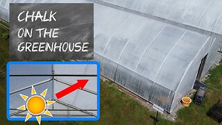 Spraying Shade on our Greenhouses
