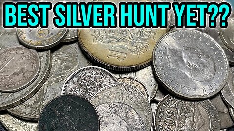 SWEET (New Types!!) 10 Oz Silver Coin Search - Great Variety of Rare Coins & Finds