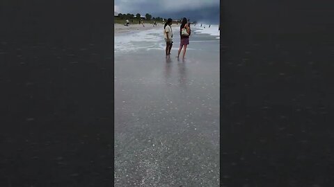 On The Beach Just Before The Storm- Hurricane Idalia 2023