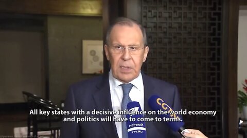 Russian Foreign Minister Lavrov: Unipolarity is a thing of the past and we need national equality