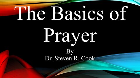 The Basics of Prayer