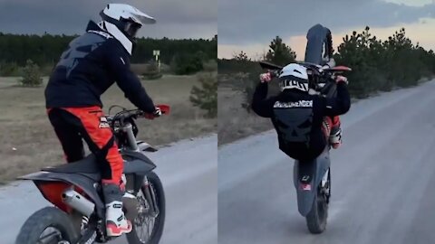 Insane Bike Stunt
