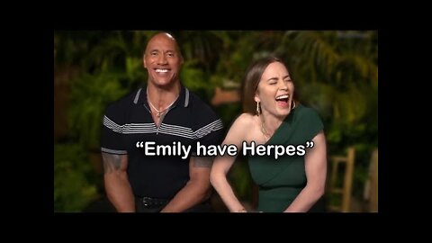 Emily Blunt & Dwayne Johnson Trolling Each Other for 8 Minutes Straight