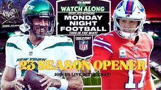 MONDAY NIGHT FOOTBALL NY JETS SEASON OPENER VS BUFFALO BILLS WATCH ALONG JETS-ALORIAN PODCAST