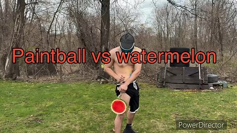 Paintball vs Watermelon