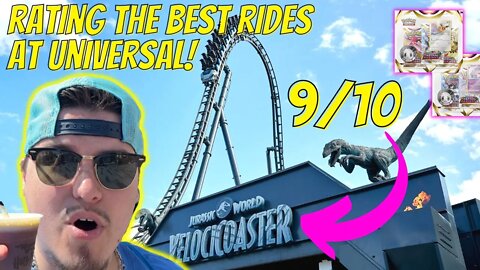 Rating The BEST Rides At Universal Studios + Opening Pokemon ON THE BEACH!!