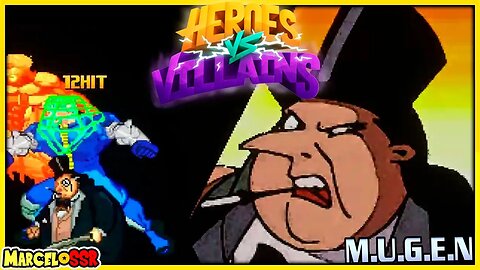 Peguin & Fitz Roy Vs. Booster Gold & Kraven The Hunter - Heroes X Villains M.U.G.E.N