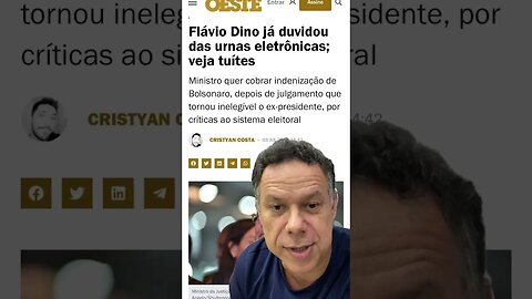 Flávio Dino já duvidou das urnas eletrônicas; veja tuítes #shortsvideo