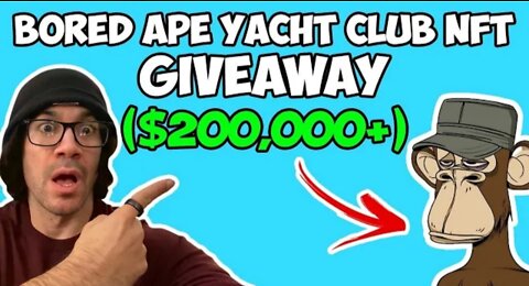 Bored ape yacht Club NFT $200,000+ Giveaway