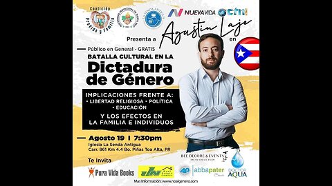 Conferencia de Agustín Laje en Puerto Rico (15 de agosto de 2022)