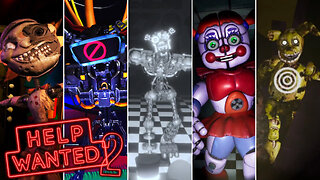 FNAF Help Wanted 2 - All Boss Fights & Ending