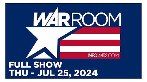 WAR ROOM [FULL] Thursday 7/25/24 • Something is Seriously Off With Joe Biden