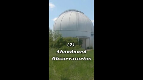 Found Two Abandoned Observatories with Jeep Cherokee XJ