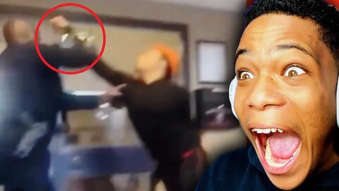 Man Fights 3 Cops In Police Station!
