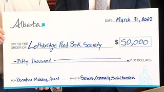 Close To $200,000 For Lethbridge Food Banks | March 31, 2023 | Micah Quinn | Bridge City News