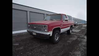 1983 K5 Blazer 4x4 walk around