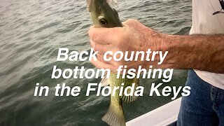 Back country bottom fishing in the Florida Keys