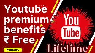 YouTube premium benefits free for life time | no MOD app , no credit card , 100% real