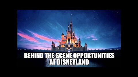 Behind the Scenes Opportunities at Disneyland