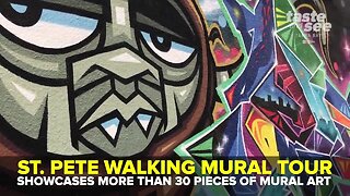 This St. Pete walking tour showcases amazing murals in downtown