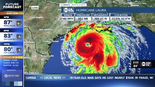 Laura becomes an extremely dangerous Cat 4 storm
