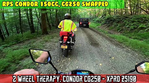 (E16) Xpro X7 with ZS190 and the RPS Condor CG250 do a 35 mile loop, UTV, race