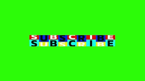 3 Different Rotating Cube Subscribe Text Animation Green Screen Motion Graphics 4K Copyright Free