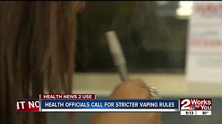 Health officials call for stricter vaping rules