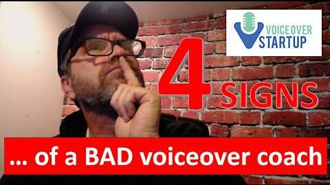 4 Signs of a bad voiceover coach