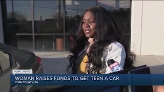 Woman buys teen a car
