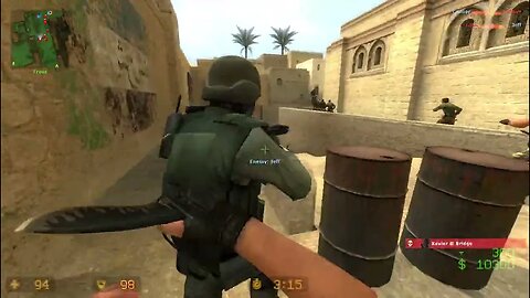 Counter Strike Source Dust 1 Bots #43 Only Knives